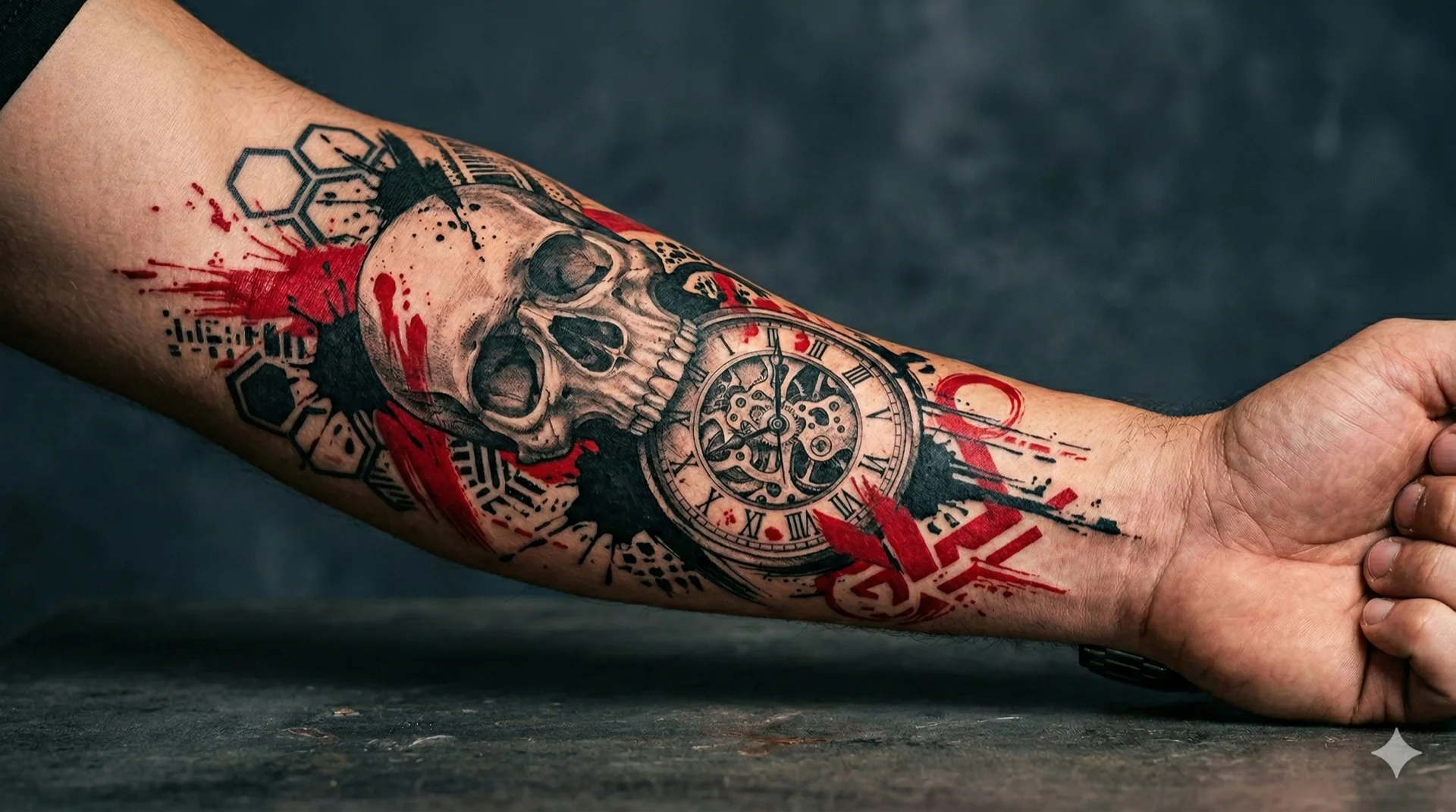 Trash Polka Tattoos: Understanding This Bold Graphic Style